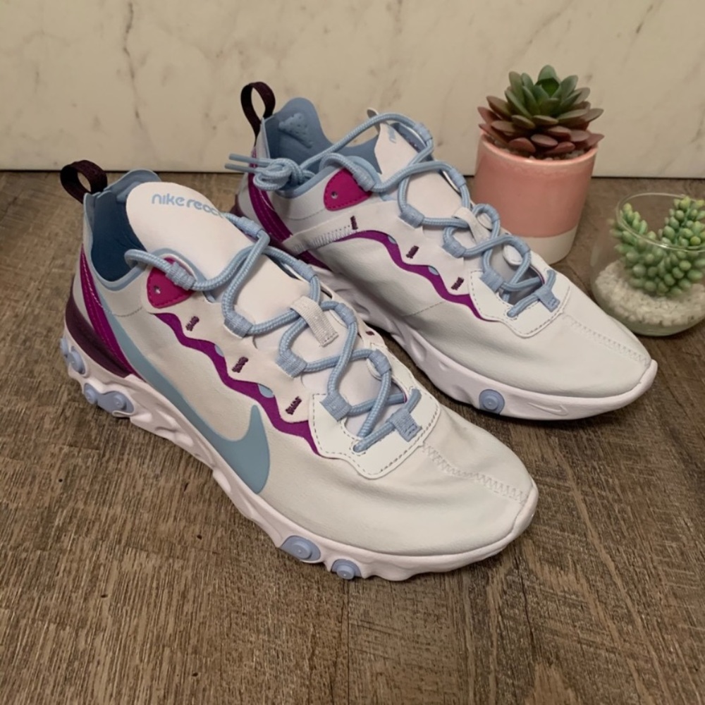 Nike React Element 55 Psychic Blue - Picture 6 of 8